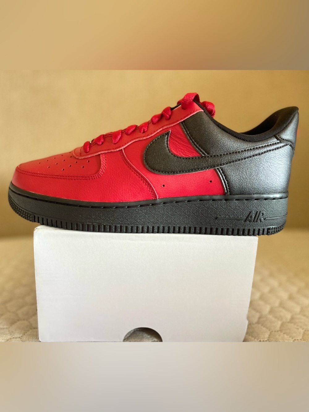 Size 8 - Nike Air Force 1 Low 07 ‘Scarface’ Gym Red Black IB6847-600 Men’s NEW